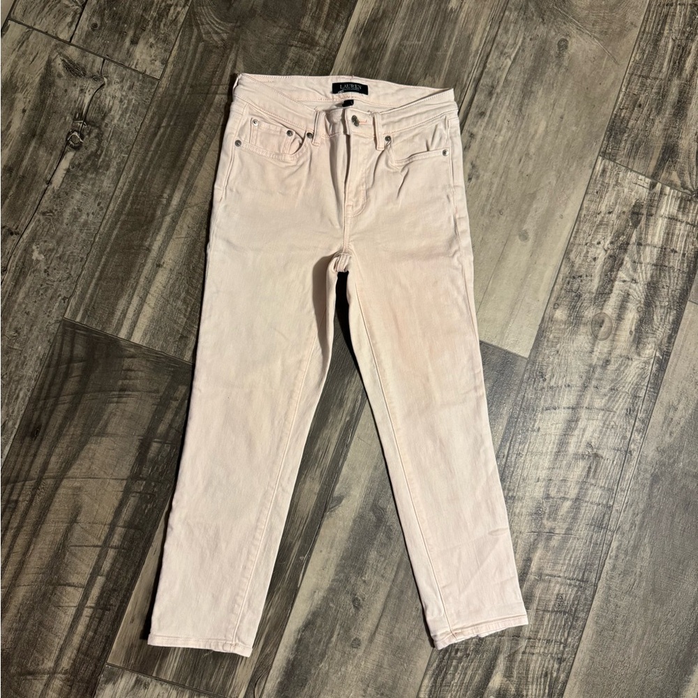 Ralph Lauren Men's Slim Jeans in Soft Pink